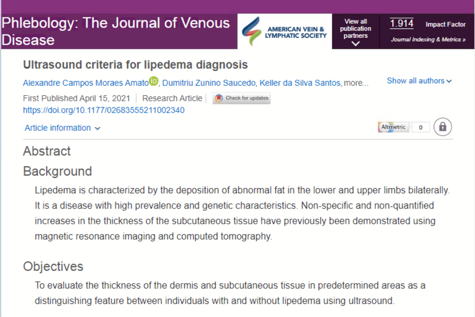 Protocolo diagnóstico de lipedema